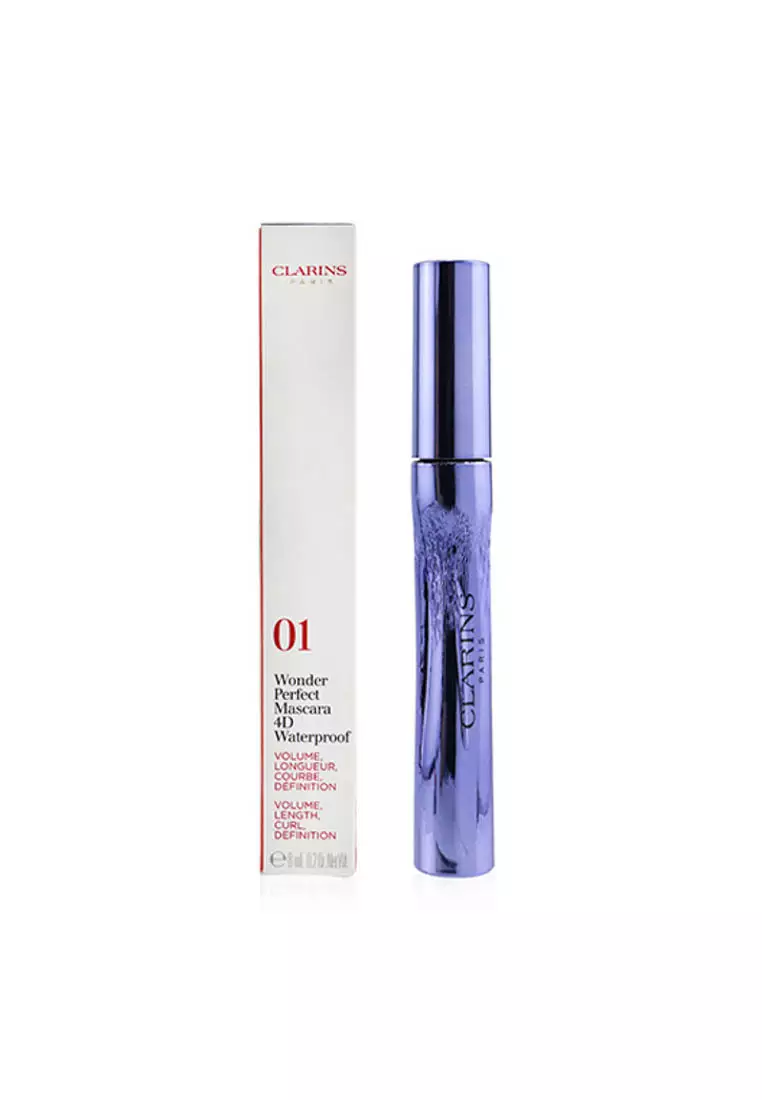 Clarins - Wonder Perfect Mascara 4d Waterproof- # 01 Perfect Black 8ml/0.2oz