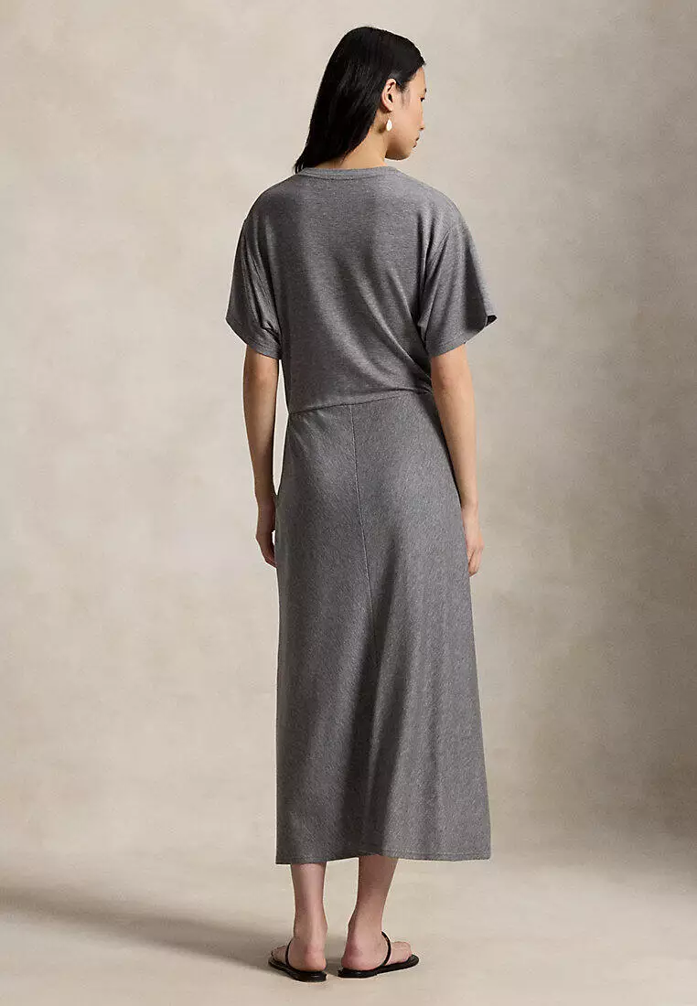 Twist-Detail Tee Dress