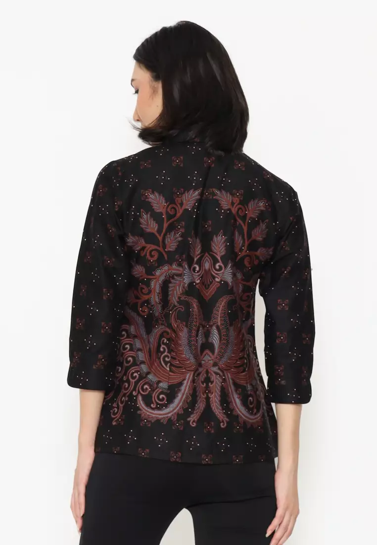 My Aksa Batik Wanita Blouse Emma Edrick