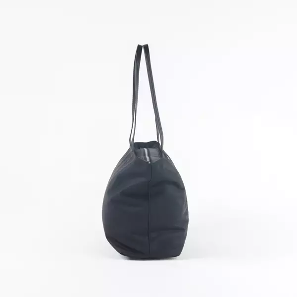Tas TORY BURCH ELLA SMALL LOGO SHW NYLON BLACK ZIP TOTE BAG 100% ORIGINAL