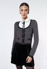 Pink/Black Patterned