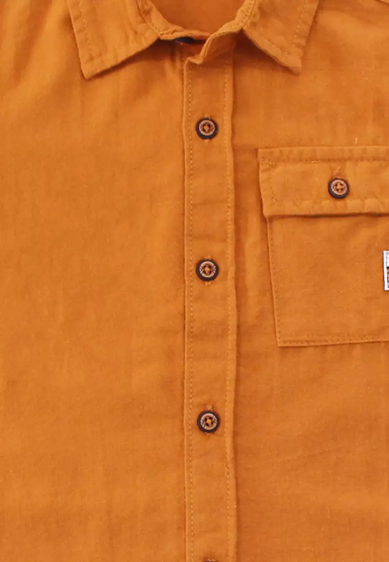 Shirt/ Kemeja Anak Laki Brown/ Donald Duck Basic