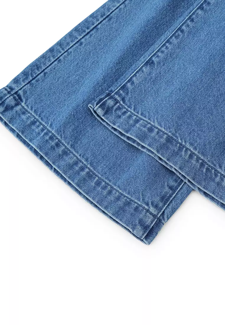 Women's Straight Leg Indigo Denim Jeans