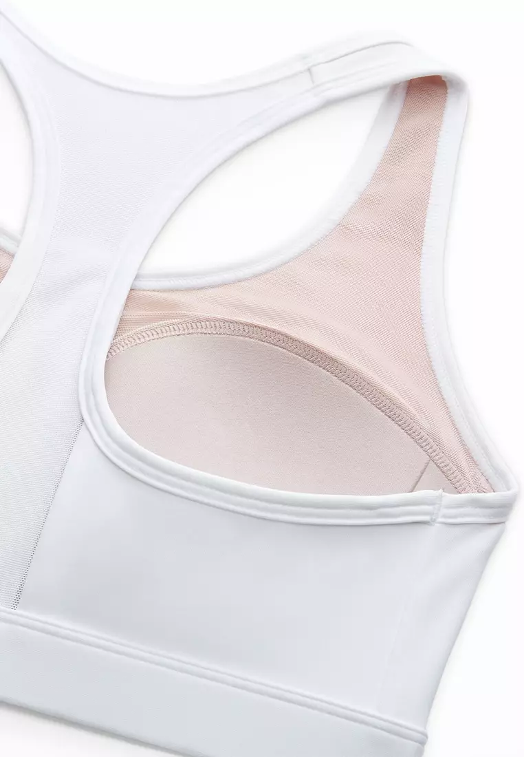 Swoosh Front Zip Medium-Support Padded Sports Bra
