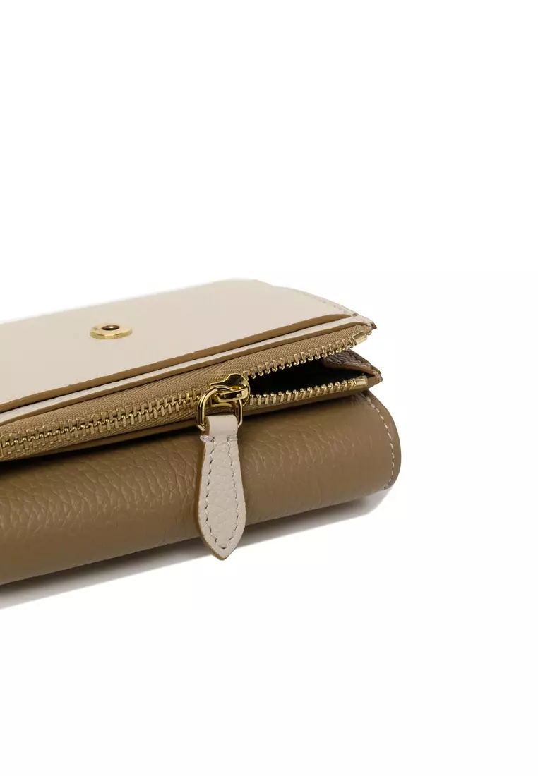 Grainy Leather TB Compact Wallet in Camel/archive Beige/warm Tan - Women |  Burberry® Official