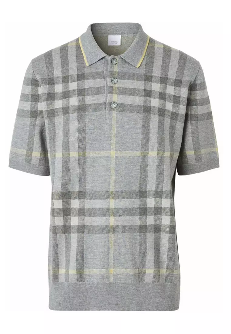 Burberry on sale polo grey