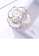 Glamorousky white Fashion and Elegant Plated Gold Hollow Camellia Brooch with Imitation Pearls 2DAF5AC4930B59GS_3