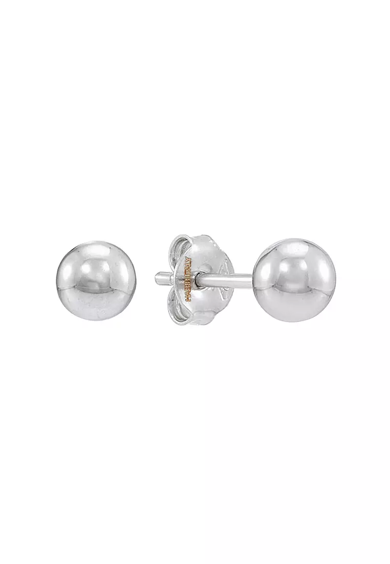 HABIB 750/18K White Gold Earrings EA06-5MM