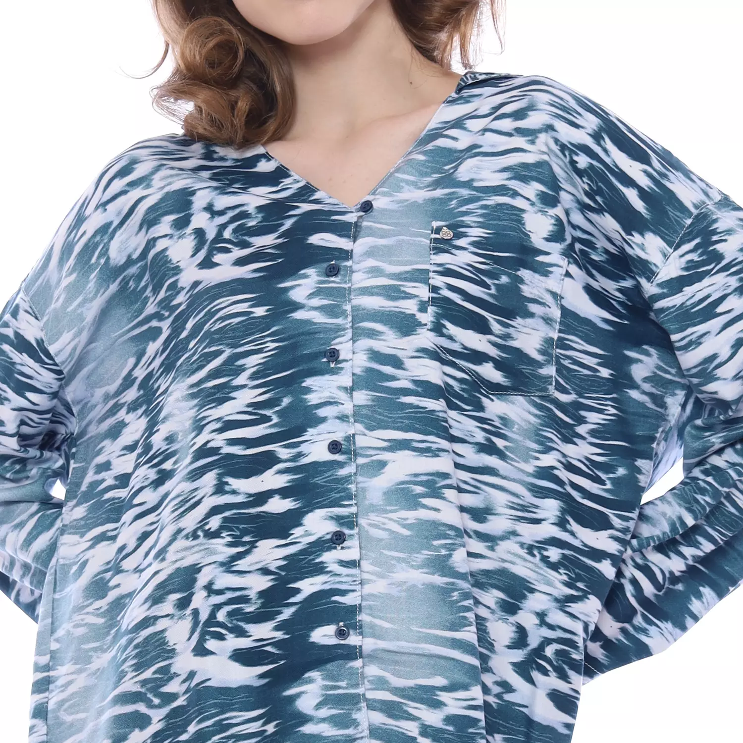 Insight Kemeja Lengan Panjang Wanita Ripple Shirt Long Planet Surf