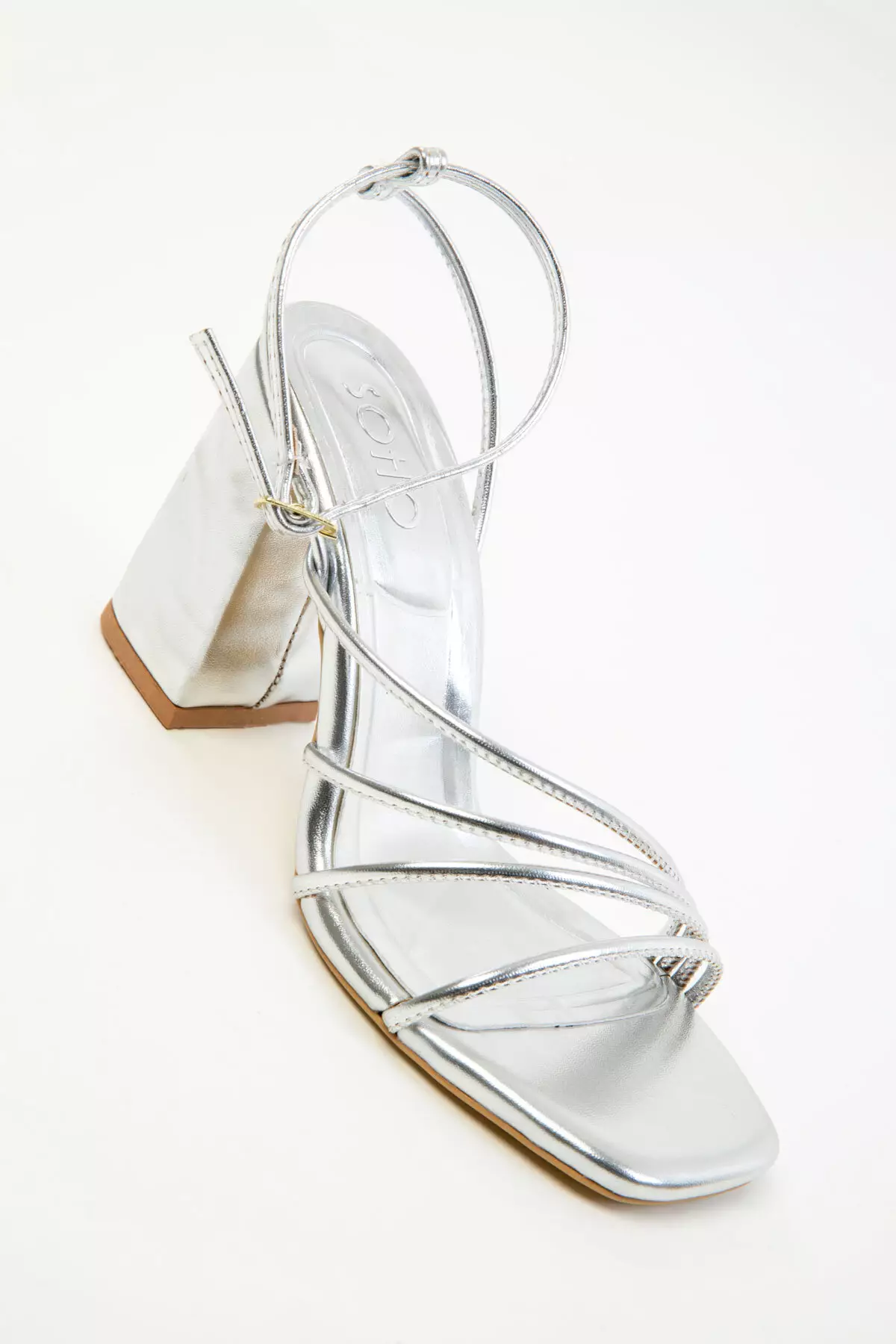 Silver Women's Classic Heeled Shoes 20282