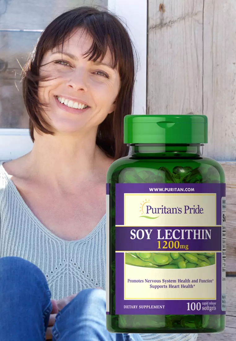 Buy Puritan's Pride Philippines Soy Lecithin 1200 mg 100 softgels 2024