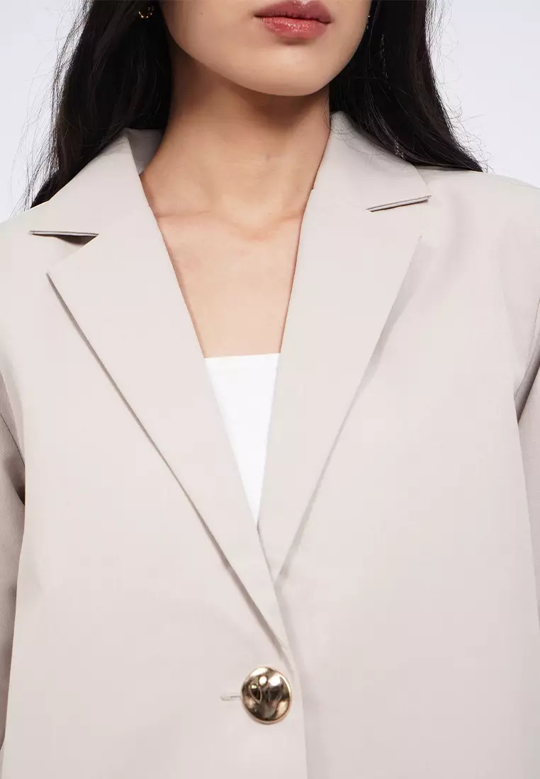 Oversized Short Sleeve Blazer