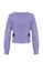 Trendyol purple Buttoned Cardigan With Pockets B8130AA105ECC7GS_7