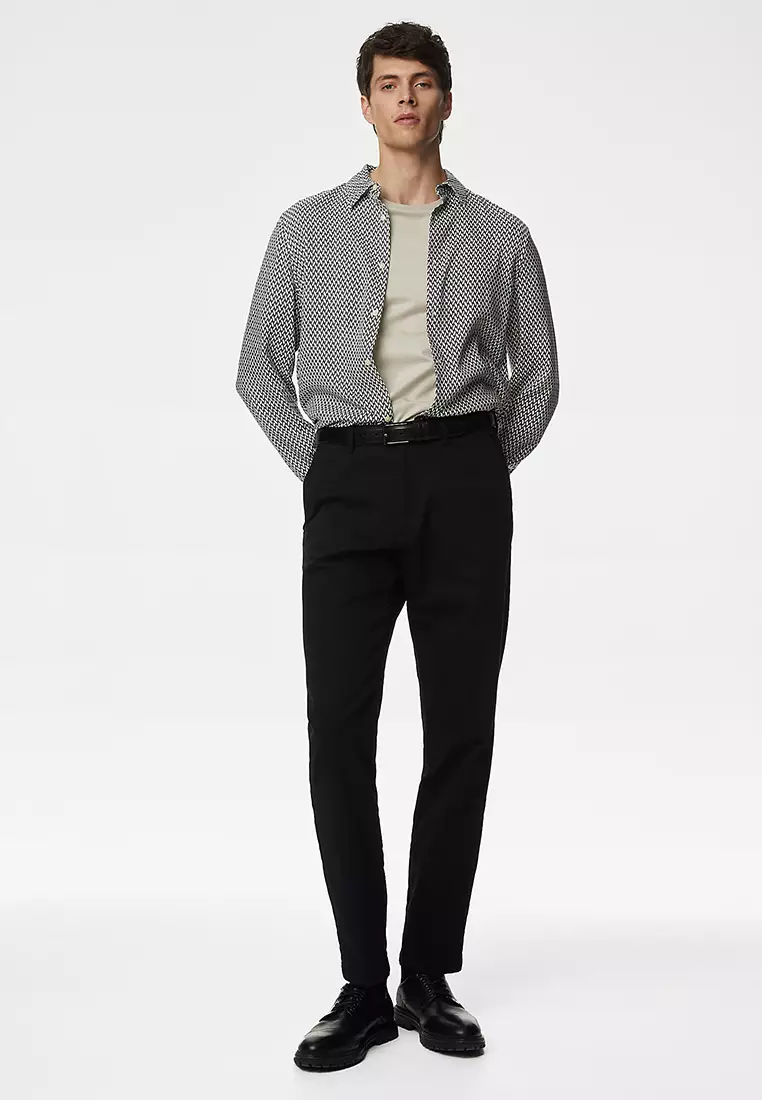 Geometric Print Shirt