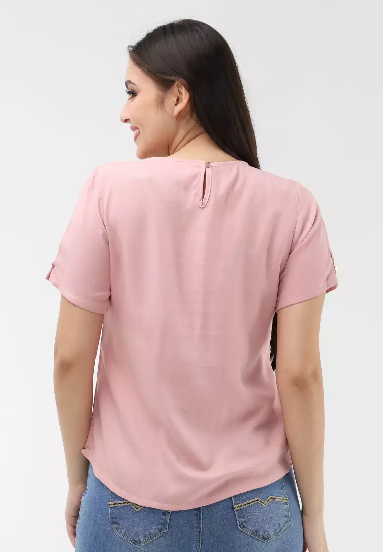 Boldtwill Rayon Short Sleeves Blouse