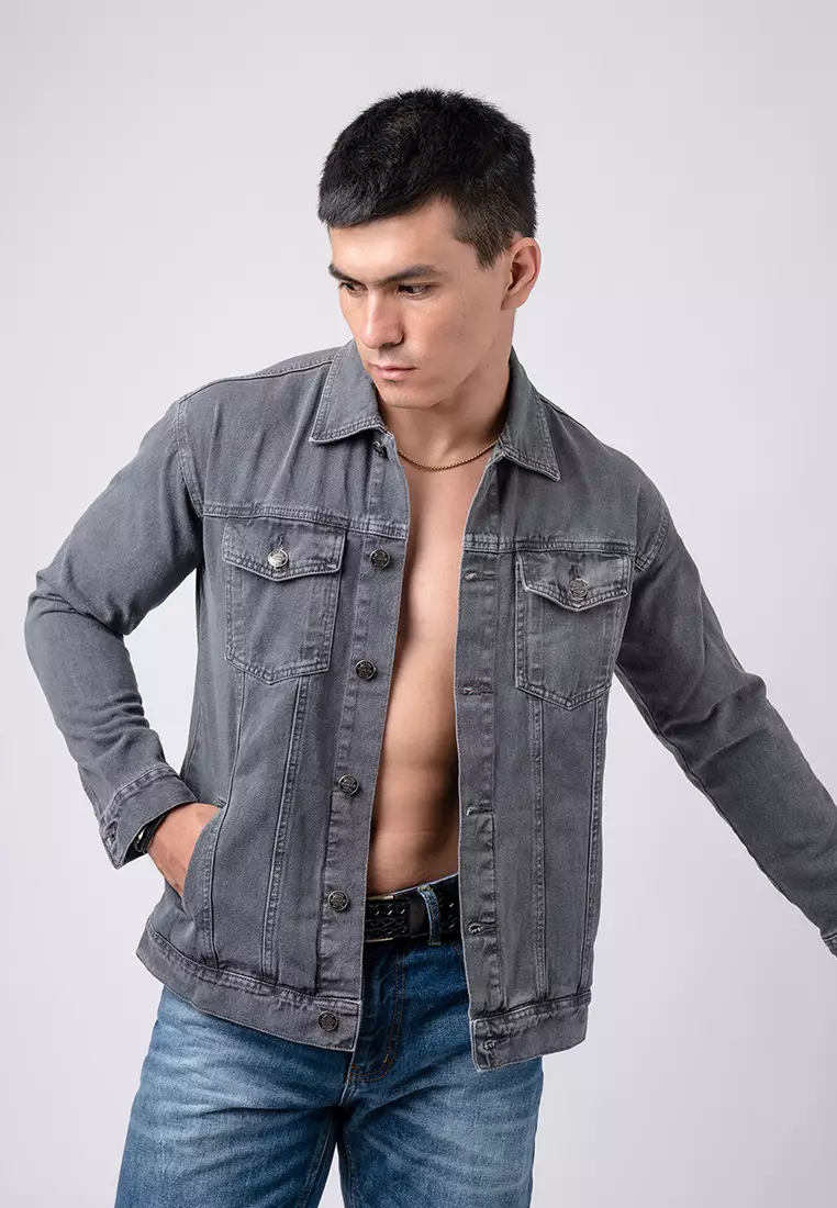 Jacket Jeans Dark Grey Premium