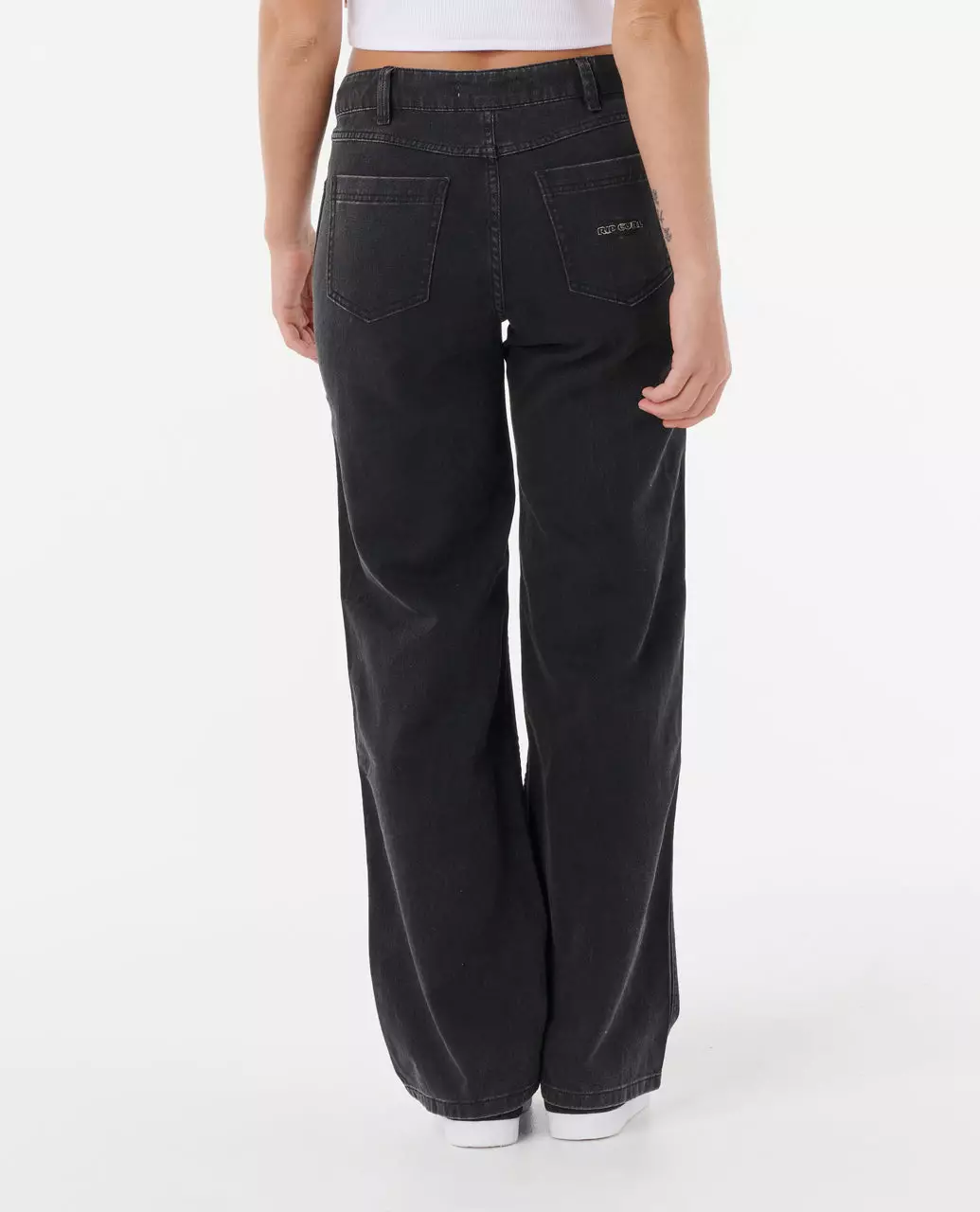 Rip Curl Women Aggie Relaxed Jeans - Black