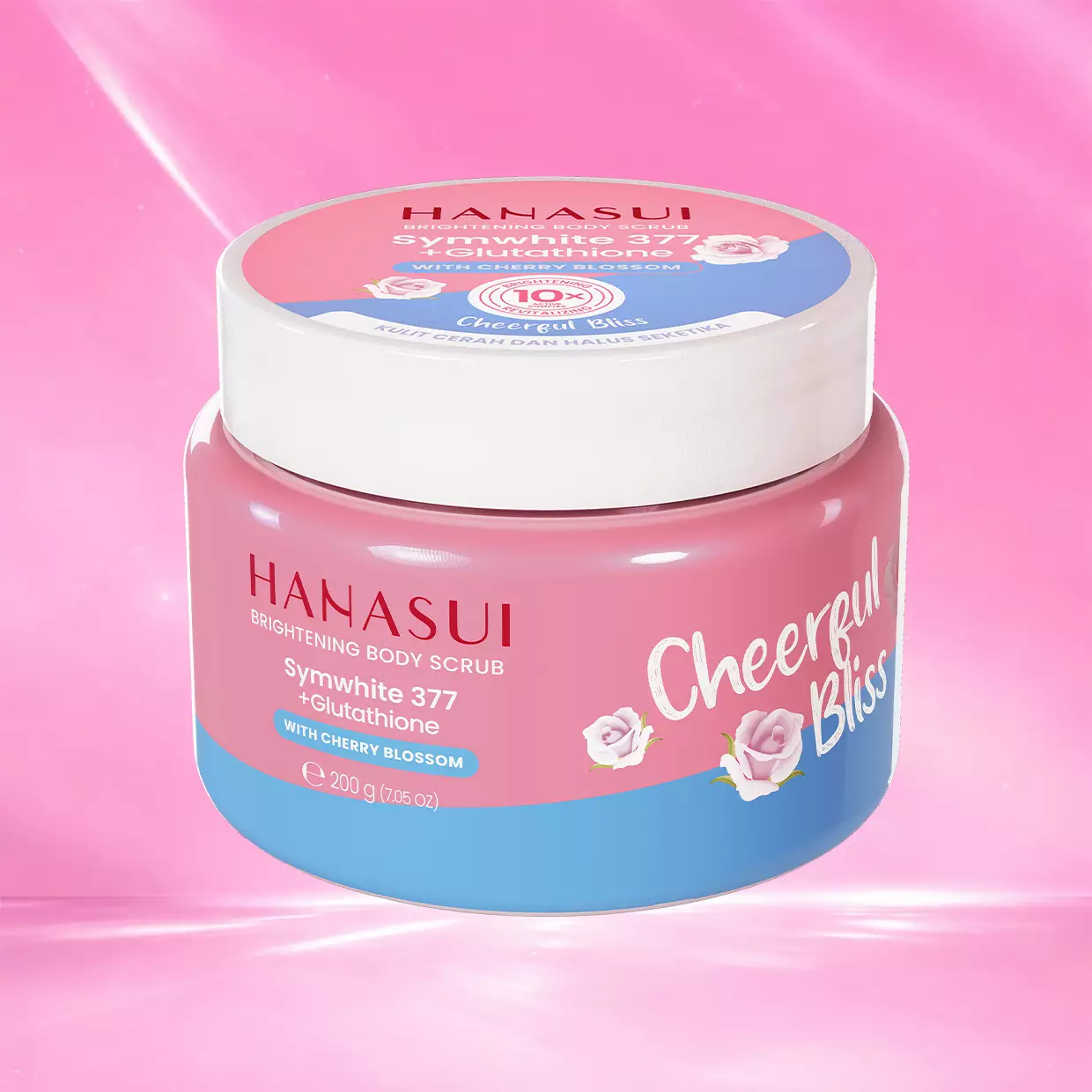 Hanasui Brightening Body Scrub 200g - Cheerful Bliss