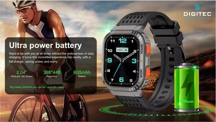 Digitec Commander Karet Hitam Cowok