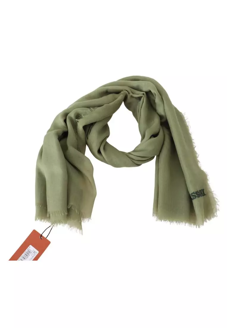 Buy Missoni Cashmere Scarf Olive Men Scarves 2025 Online ZALORA