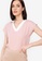 ZALORA WORK pink 100% Recycled Polyester Contrast Top D36D9AAD0EBDAEGS_3
