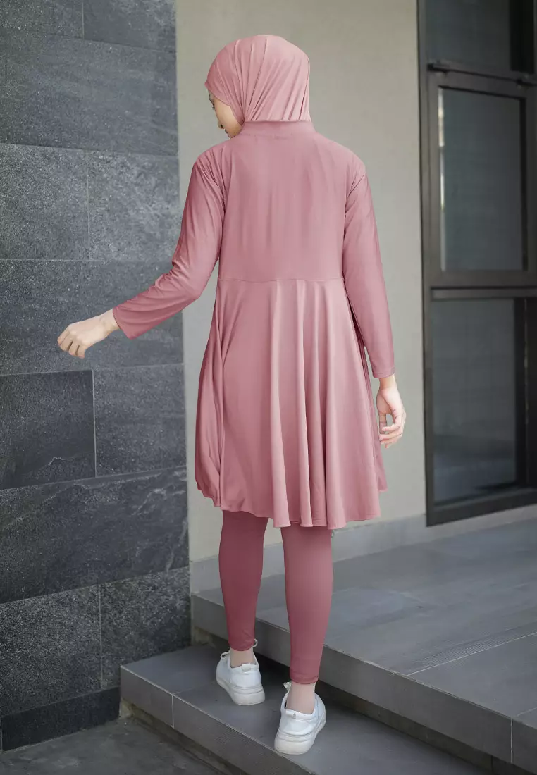 Zelena - Atasan Olahraga Wanita Ivy Longsleeve Tunic Reguler