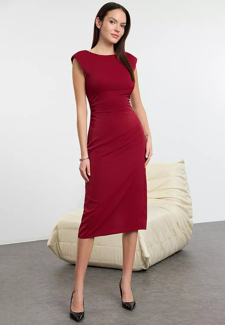 Straight Fit Midi Dress