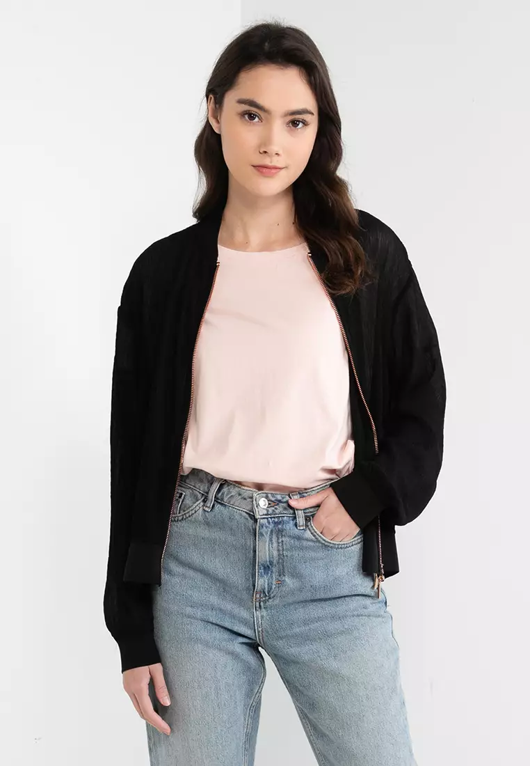 Armani bomber outlet jacket womens