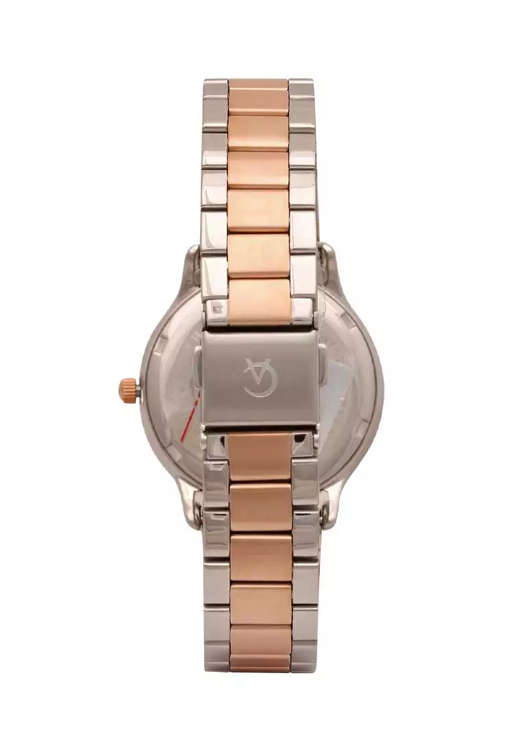 Alexandre Christie Jam Tangan Wanita - Silver Rosegold - Stainless Steel - 2834 LHBTRSL