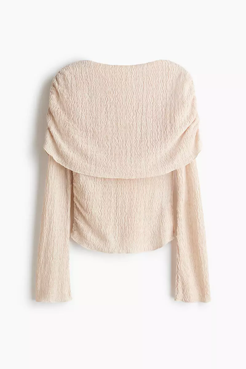 Layered jersey top
