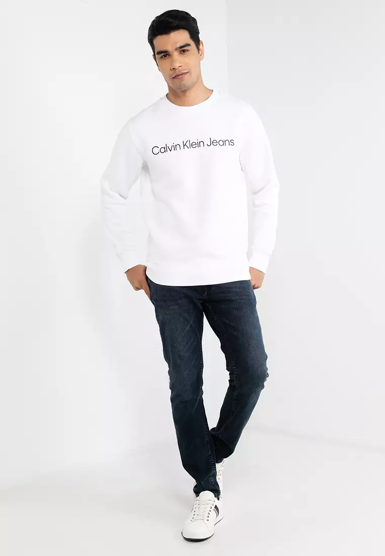 網上選購Calvin Klein ZALORA香港 Jeans Instit Logo - Reg 2024 系列| Klein Calvin