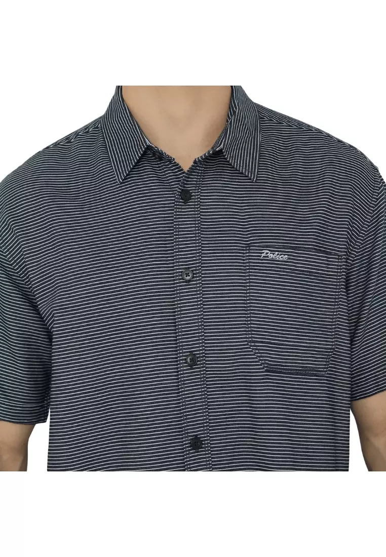 POLICE Kemeja Salur Regular Fit Pria