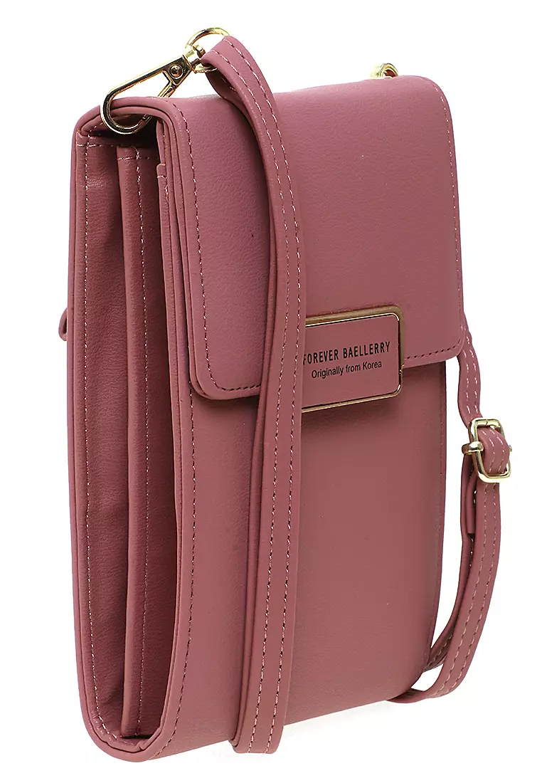 Sling Bag Tas Selempang Wanita Dompet Handphone Material Kulit Leather ORIGINAL