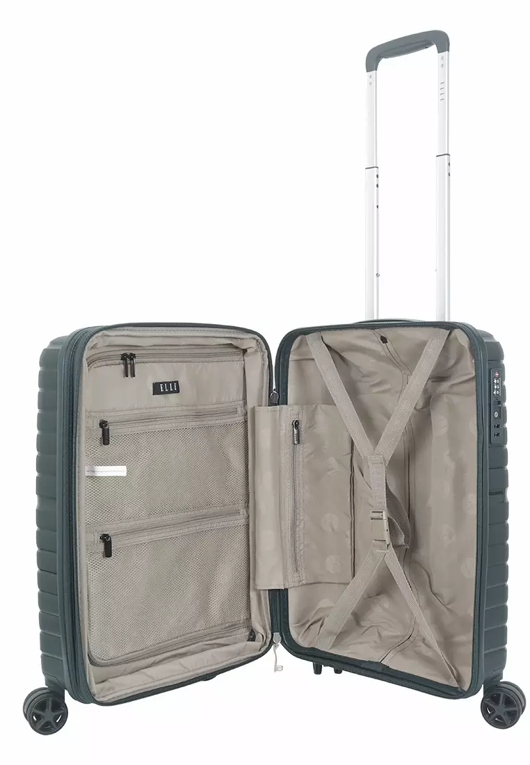 Koper - Trolley Case ELLE 31309 - 24 inci Free 20 inci - Forest Green