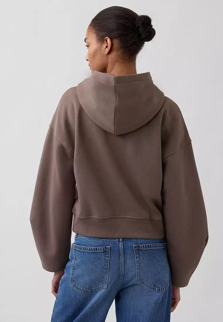 Logo Barrel Sleeve Hoodie