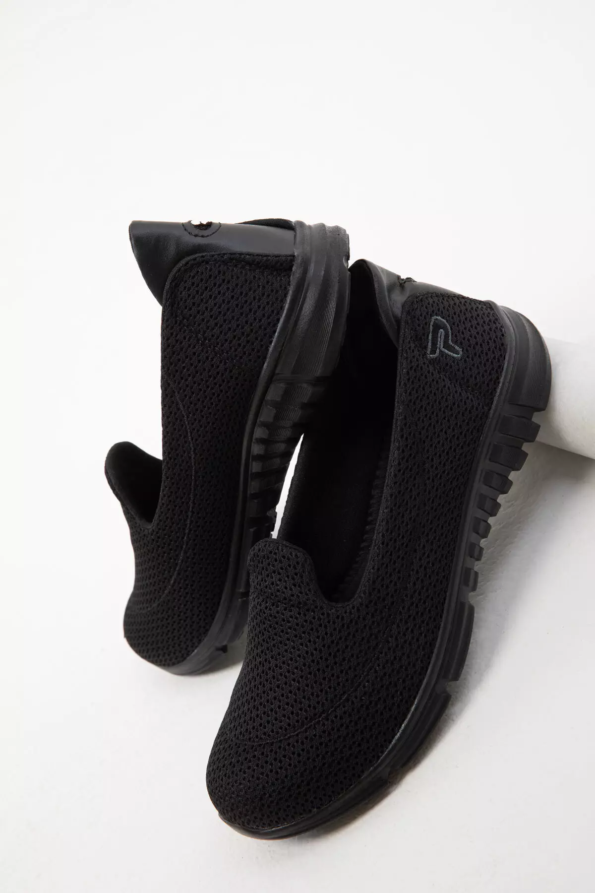 Black-Black Women's Sneakers 18113