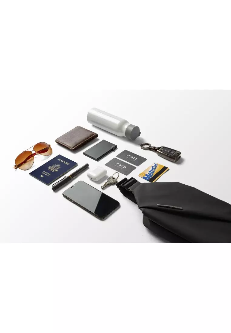 多重功能‧雙向隱藏儲存 R0 時尚胸包-雪地藍