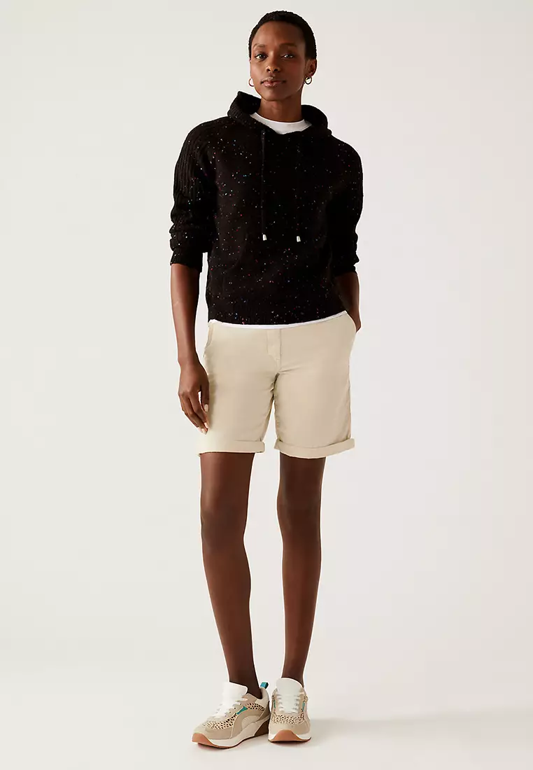 Cotton Rich Tea Dyed Chino Shorts