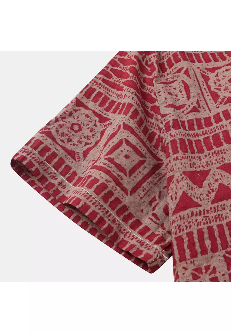 Printed Short-Sleeved Shirt YL5820