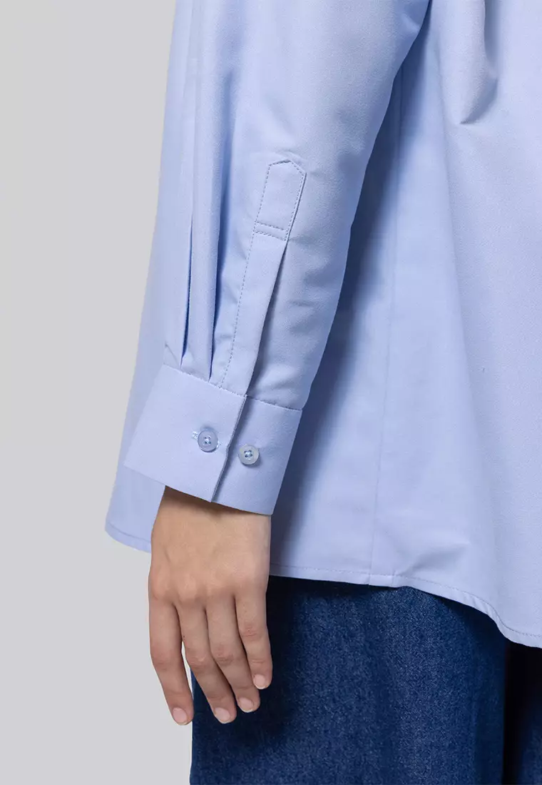 Kami Nue Dropshoulder Top Sky Blue