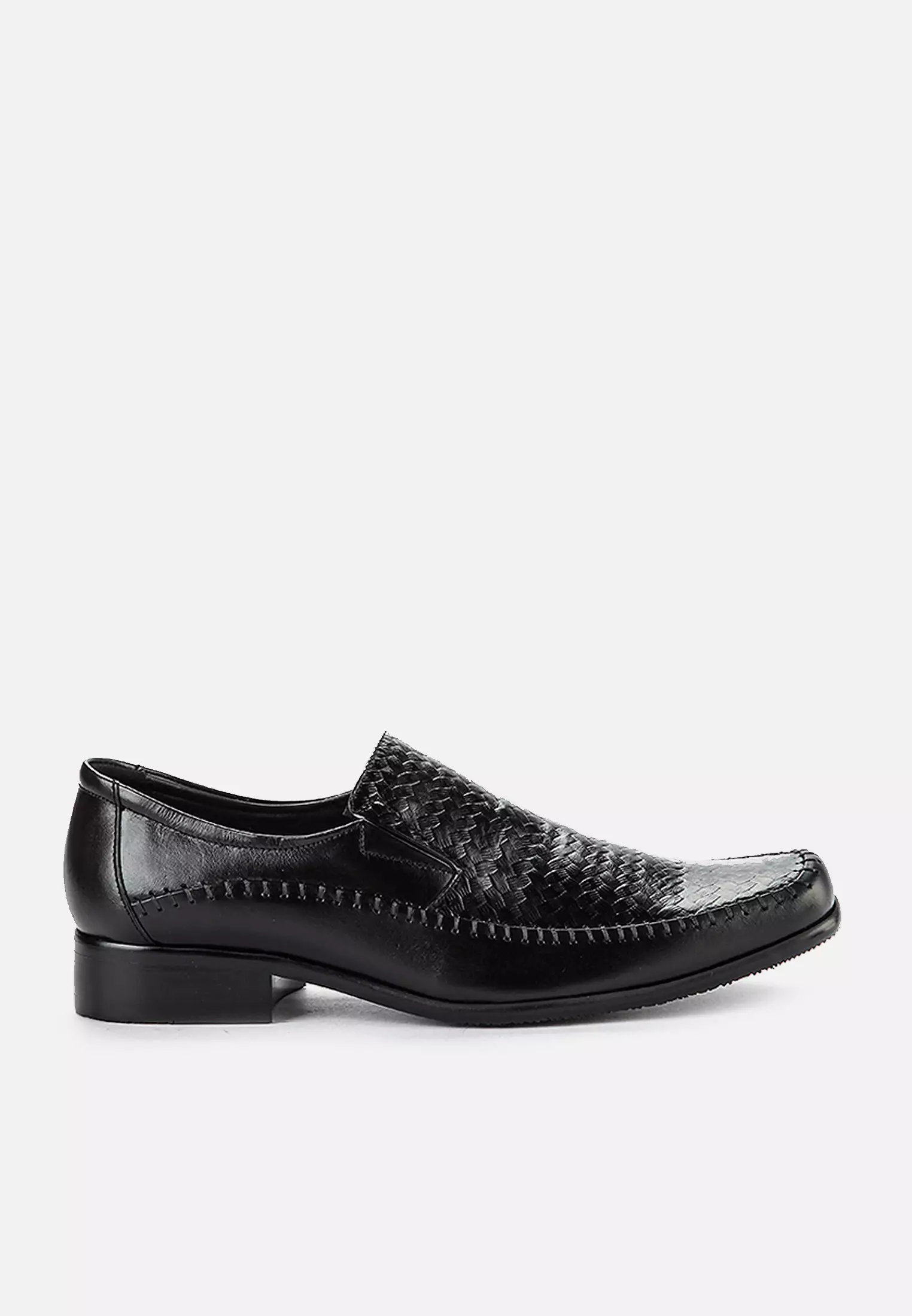 Devon Men Slip On Formal Shoes Cow Leather Workwear