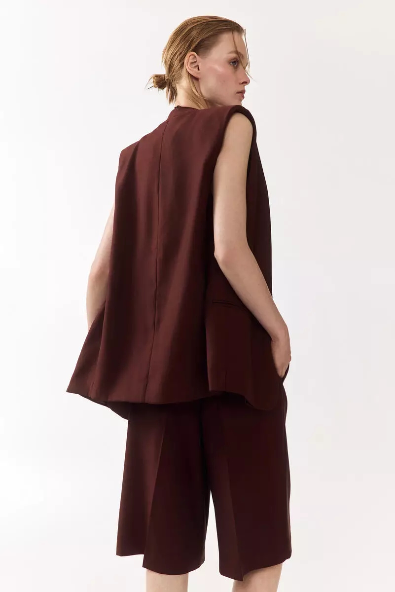 Belted waistcoat