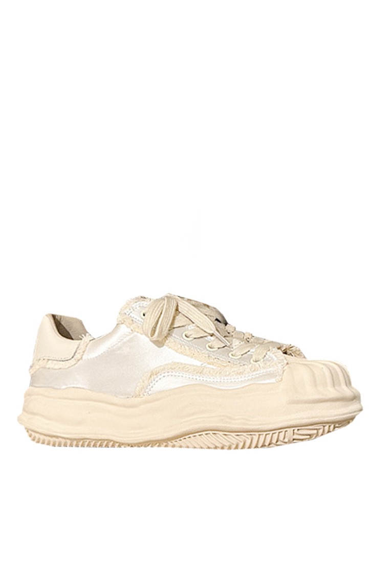 VANSA Stylish Satin Lace-up Platform Shoes VSW-CRJX-1