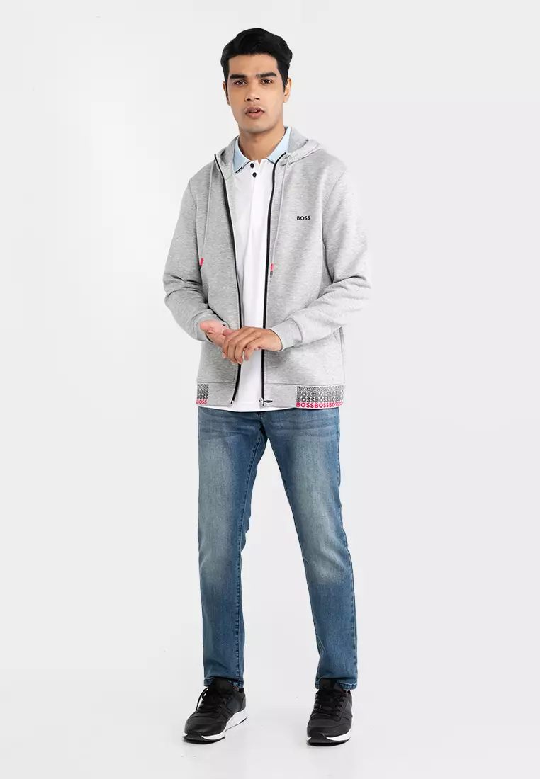 Buy BOSS Logo Hoodie BOSS Athleisure Online ZALORA Malaysia