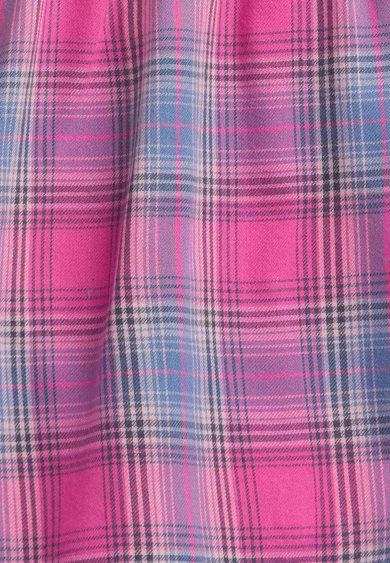 Short Sleeve Flannel PJ Set