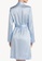 La Perla blue La Perla women's nightdress silk long sleeved Nightgown morning gown BDCF6AA82A42D1GS_2