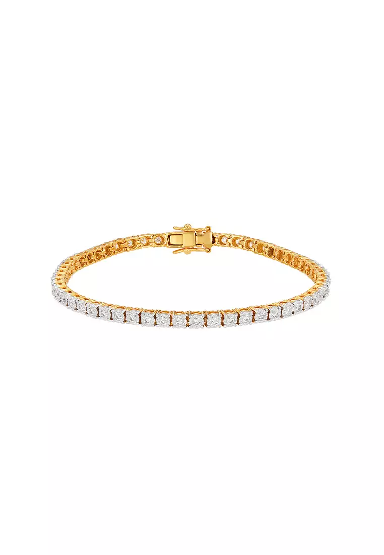 HABIB Diamond Bracelet in 750/18K White Gold 67242