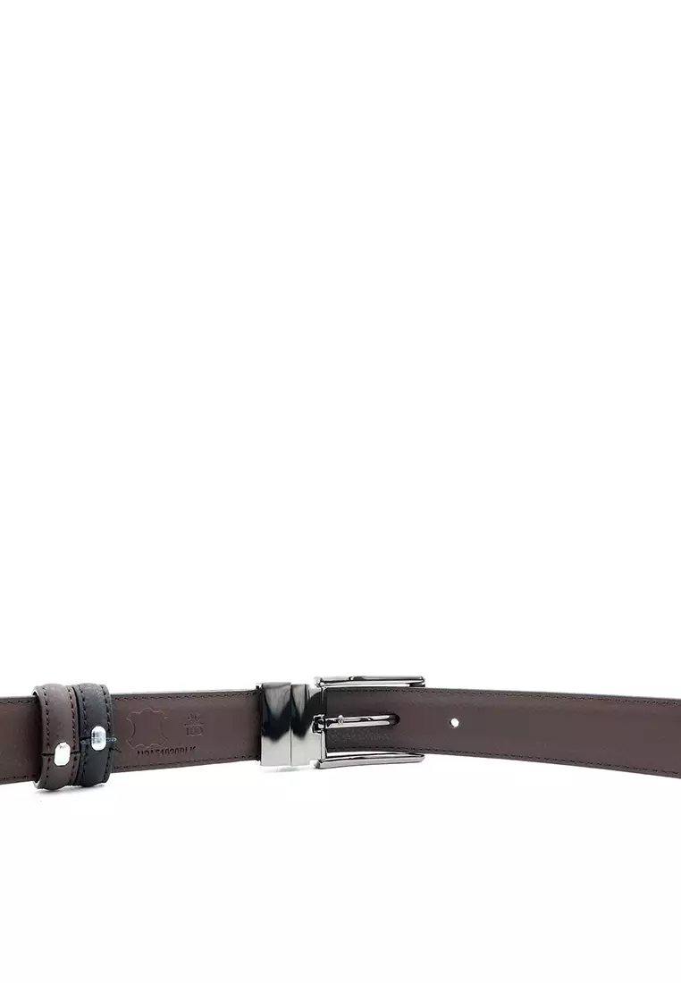 Emanuel Pin Clip Reversible Men's Belt