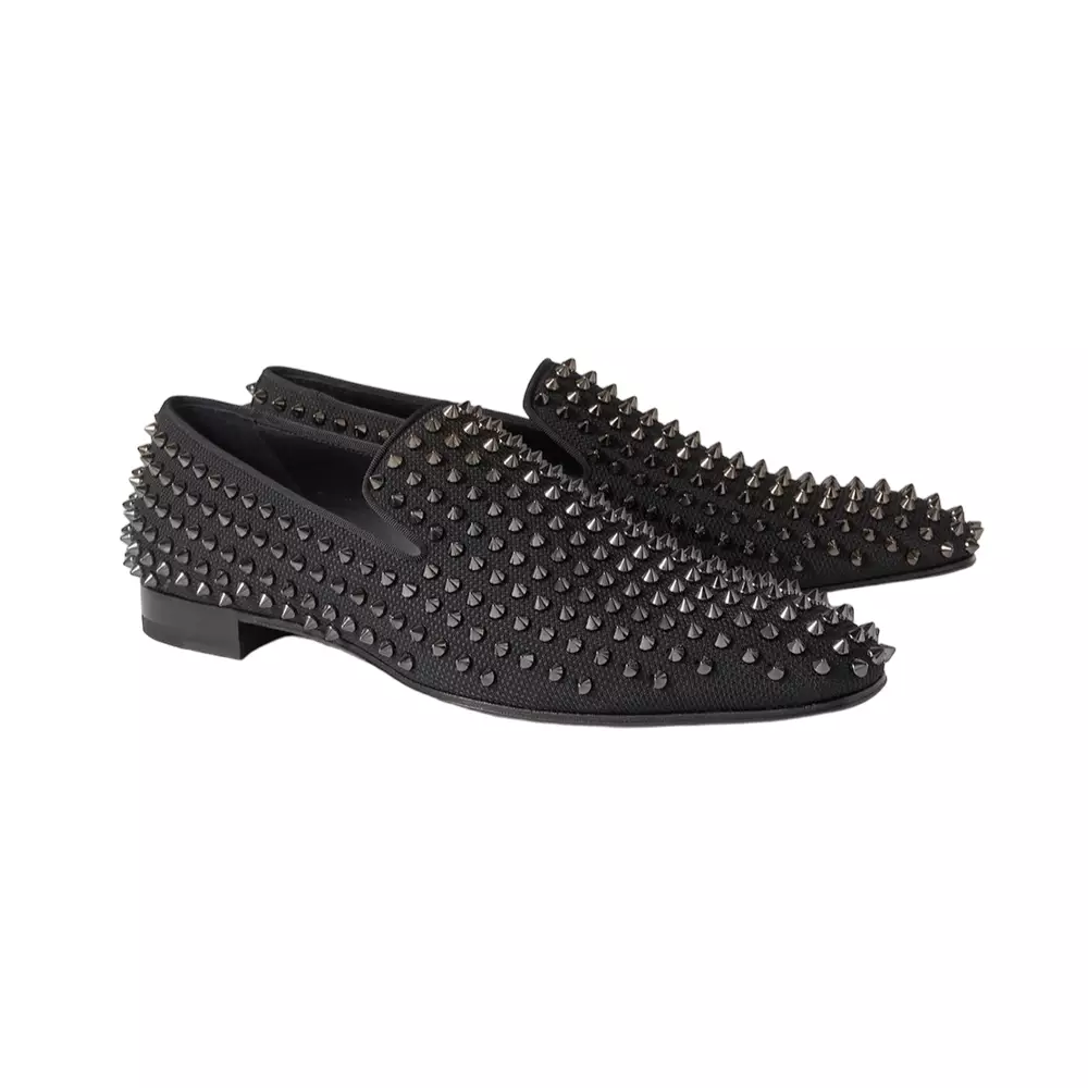 Christian louboutin sales black loafers