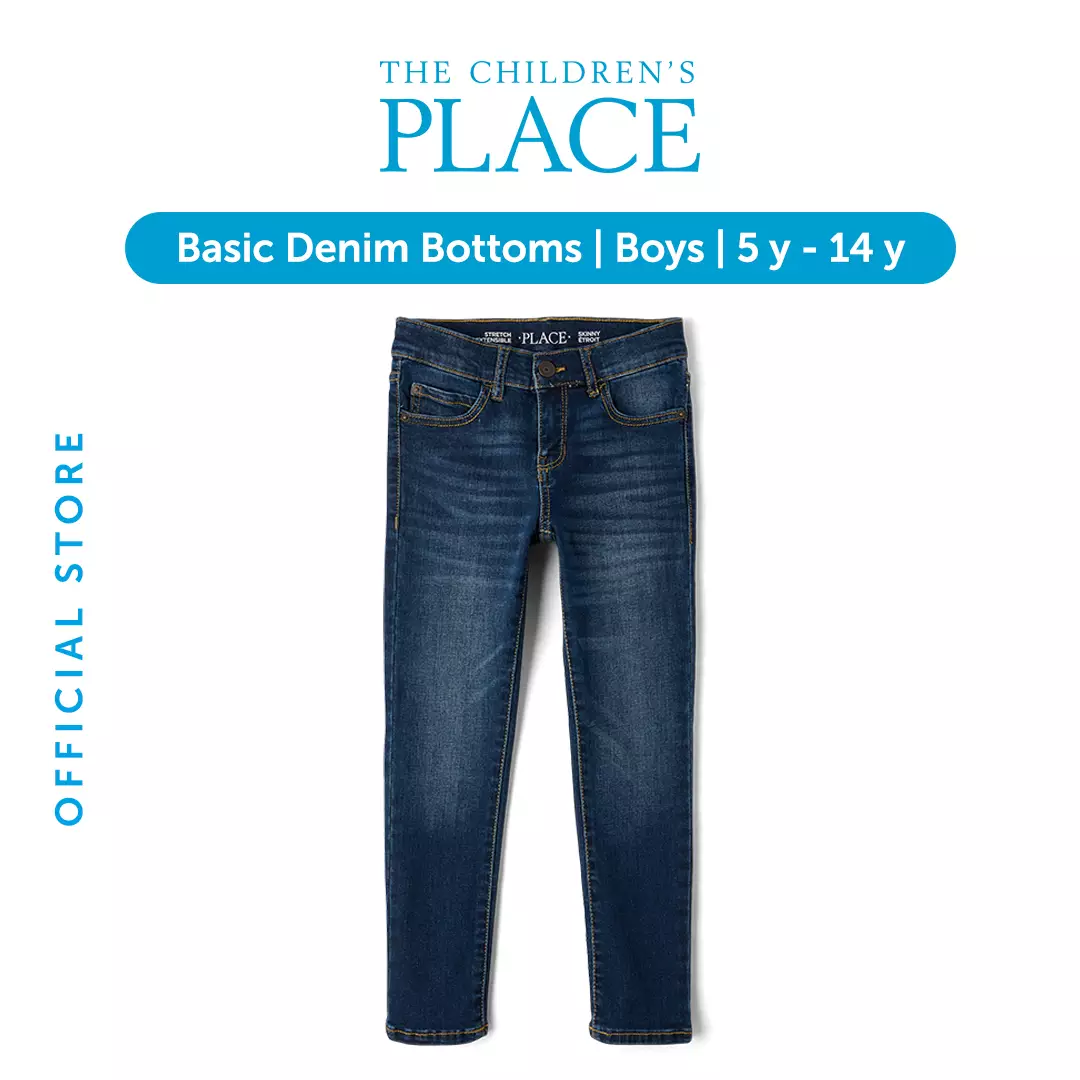 Boys Stretch Skinny Jeans - Celana Panjang Anak Laki (Biru)